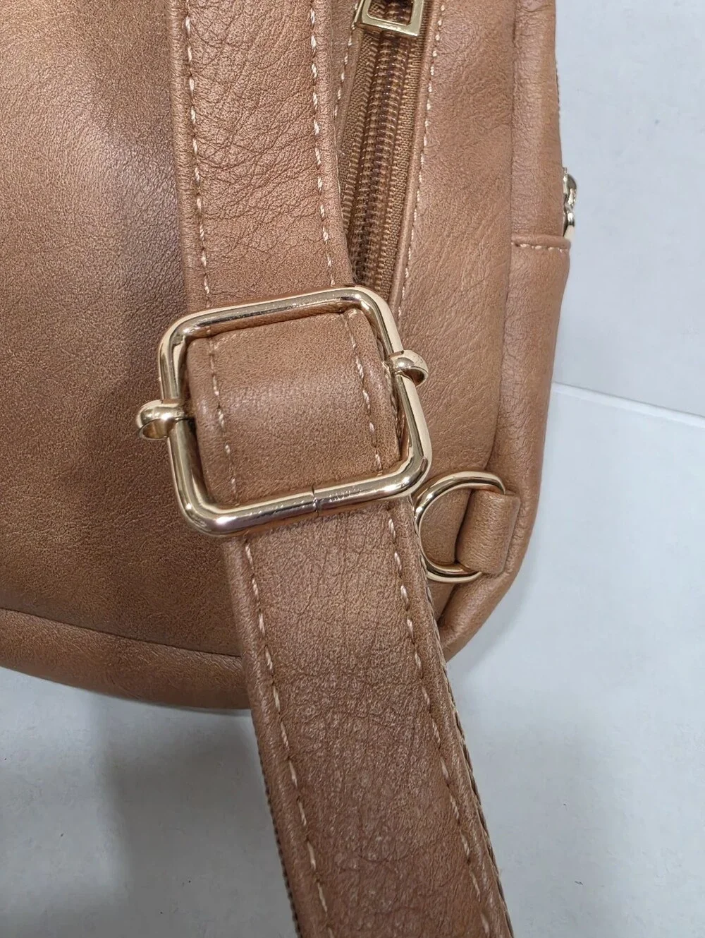 Telena Small Sling Bag for Women Leather Crossbody Fanny Packs Chest Bag for Wom